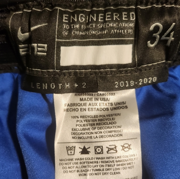 PLAYER ISSUED Official Duke University Nike Elite Women's Basketball Shorts - Picture 4 of 4